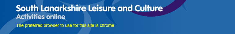 South Lanarkshire Leisure and Culture site chooser